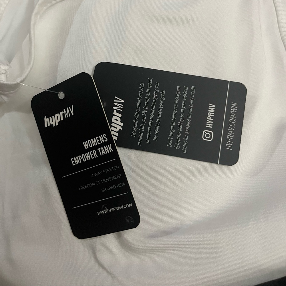 Empower Women’s White Tank Top - Picture 4 of 5